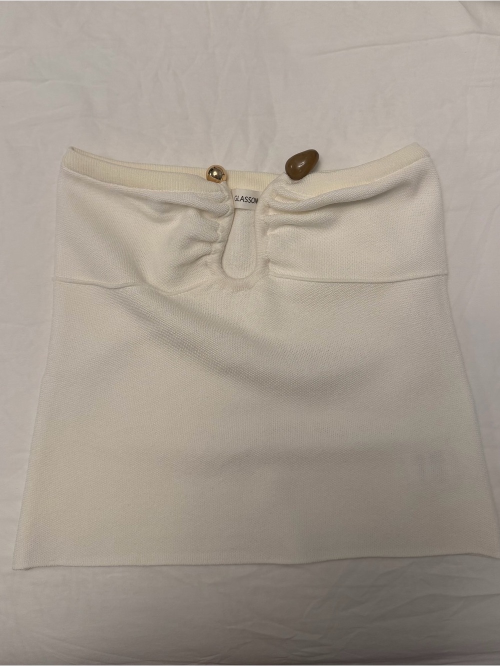 Glassons Cream Strapless top